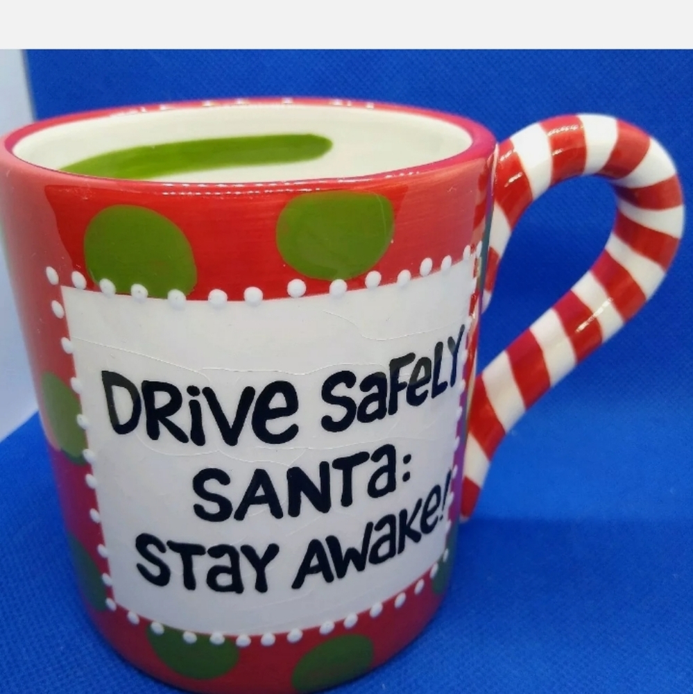 Lorrie Veasey "DRIVE SAFELY SANTA: STAY AWAKE Larg